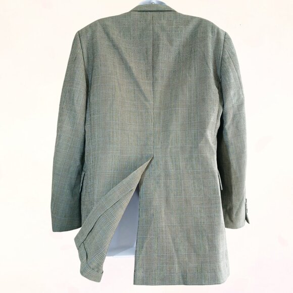 Hart Schaffner Marx Baskin Classic Pure Virgin Wool Men 3Piece Plaid Blazer Suit - Picture 3 of 16